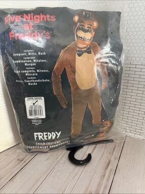 Rubie's Freddy Plush Jumpsuit Costume in Brown and Tan